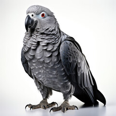 Obraz premium Studio shot of a Russian ballerina in a graceful pose, isolated on a pure white background.