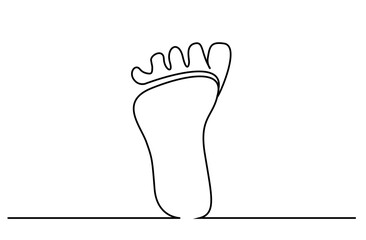 human foot anatomy icon line art