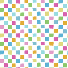 Seamless large checkered repeating pattern for wrapping paper, bedding, home design and other design projects in futuristic aesthetics and retro futurism