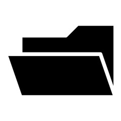 Fototapeta premium folder glyph 