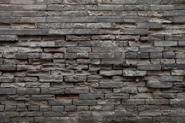 brick wall at square format as background and texture