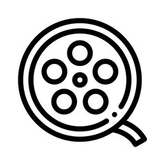 film roll line icon
