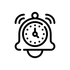 alarm line icon