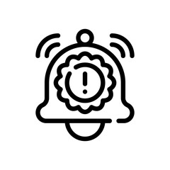 notification line icon