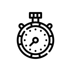 stopwatch line icon