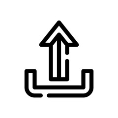 upload line icon