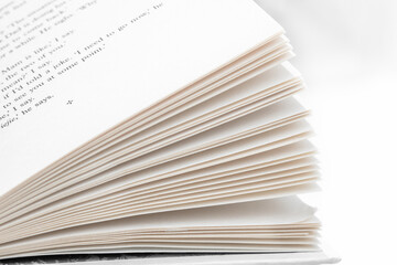 Reading and old book, education concept.