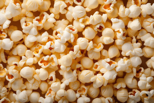 Air popcorn background