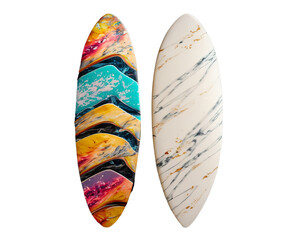 Surfboards with no background