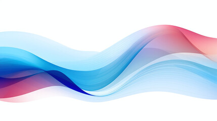 Blue and Pink Abstract Wave Image for Backdrop