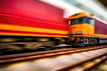 On the Move: Shipping Containers on High-Speed Train