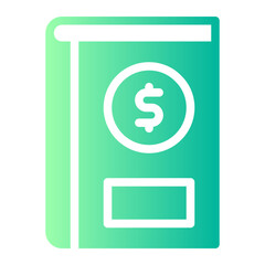 finance book gradient icon