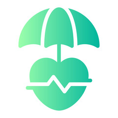 life insurance gradient icon