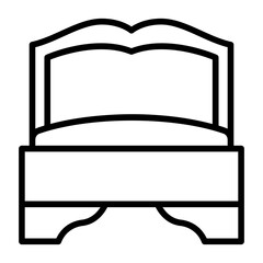 Sleeping place, Resting spot, Bedstead, Bedding, Mattress icon