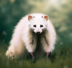 Racoon Albino 
