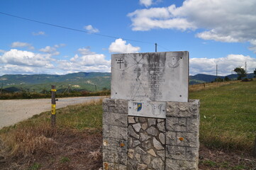 War memorial near La Voulte, France