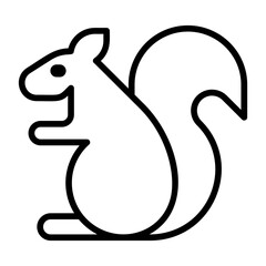 Rodent, Tree climber, Bushy-tailed animal, Rodent mammal, Sciuridae icon