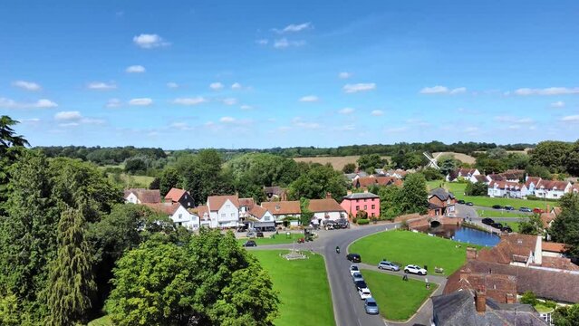 Ascending to view of Finchingfield Village Green.

Known as the most photographed village in Essex, Finchingfield is home to one of the county's few remaining windmills.