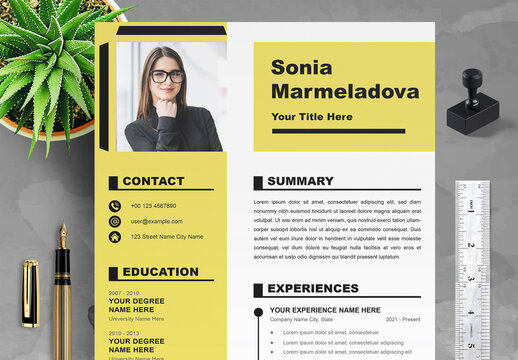 Yellow Resume