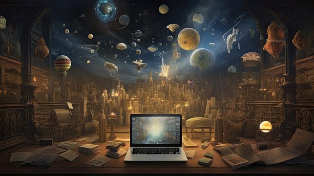 Online course platform that offers an extensive selection of subjects, empowering you to delve into various disciplines and expand your horizons at your own pace. Generated by AI.