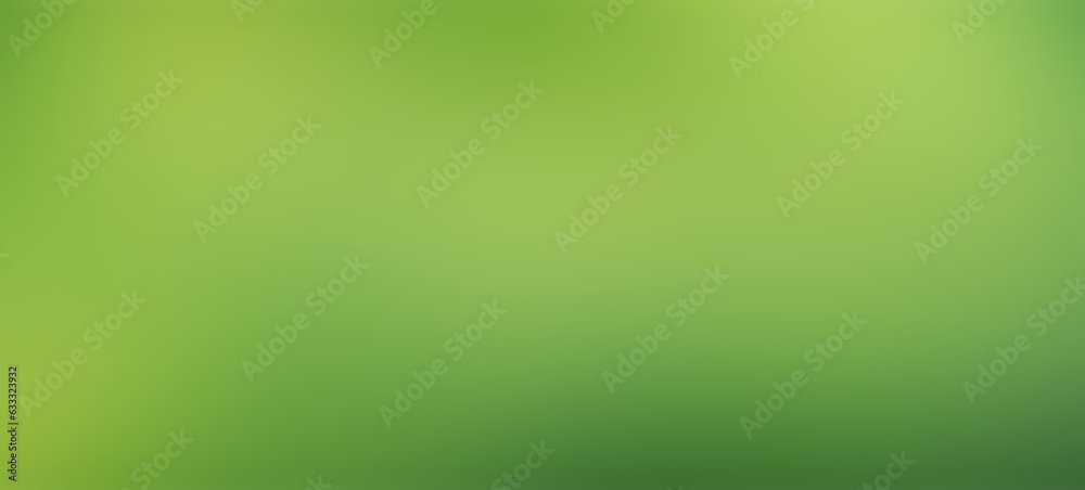Fototapete abstract panoramic green gradations background with copy space for text