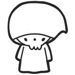 Outline Cute Halloween Elements 