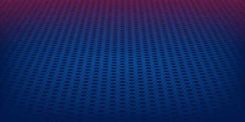 Dark hexagon carbon fiber texture. Navy blue metal honeycomb texture steel background. Dark blue background. Web design template vector illustration