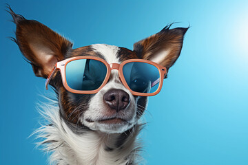 Little Dog WIth SUnglasses