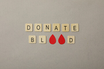 Blood donation, concept of awareness and donation