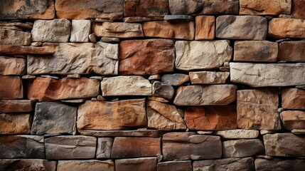 brown stone wall texture background, naturalistic light, gutai, monochromatic compositions. Generative AI