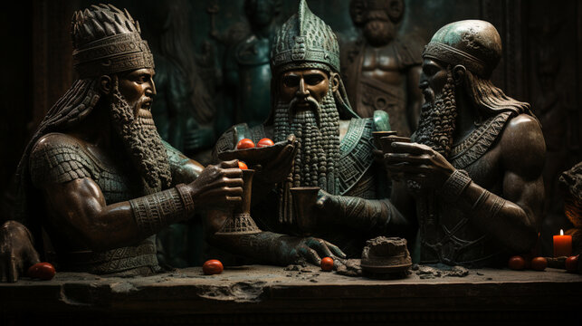 Mythical Pantheon: Depictions of Sumerian Deities