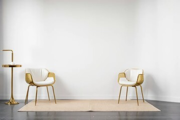two chairs and a table