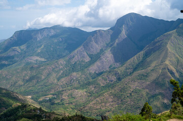 shades of mountain in daylight