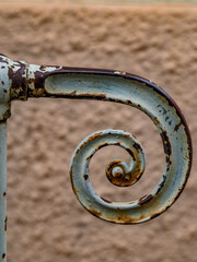 Schmiedeeiserner Zaun