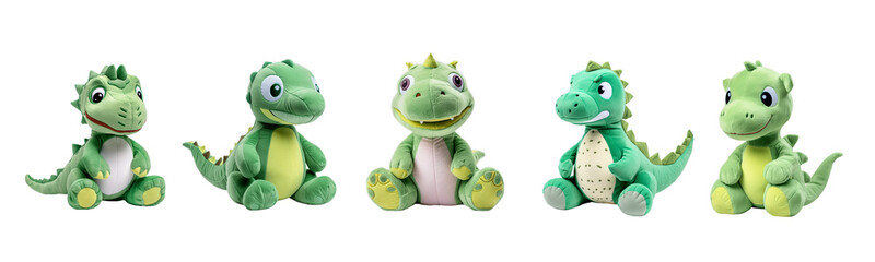 Obraz premium Dinosaur stuffed isolated on white background