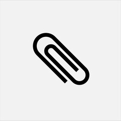 Obraz premium Attachment Icon. Clip Symbol – Vector. 