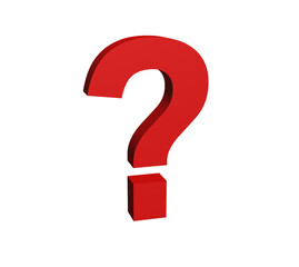Digital png illustration of question mark on transparent background