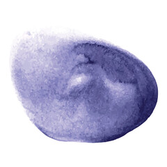 Digital png illustration of purple shape on transparent background