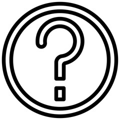 question line icon,linear,outline,graphic,illustration