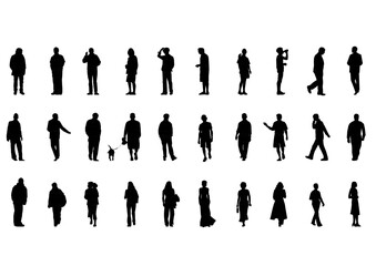 silhouette people man woman vector illustration.