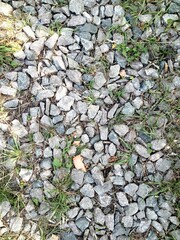 Stones on a road foto. Stones texture background