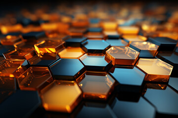 Obraz premium Creative abstract digital wallpaper background vector illustration or texture. Ai generated