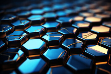 Obraz premium Creative abstract digital wallpaper background vector illustration or texture. Ai generated