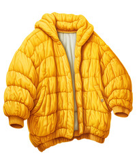 Stylish Jacket on Transparent Background