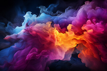 Fototapeta premium Creative abstract digital wallpaper background vector illustration or texture. Ai generated