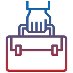 portfolio line icon,linear,outline,graphic,illustration