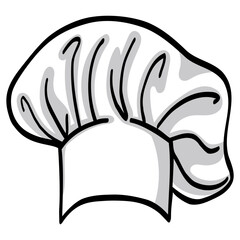 Chefs Hat Cartoon Vector Illustration
