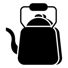 An editable design icon of tea kettle