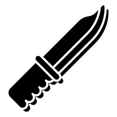 Modern design icon of knife 