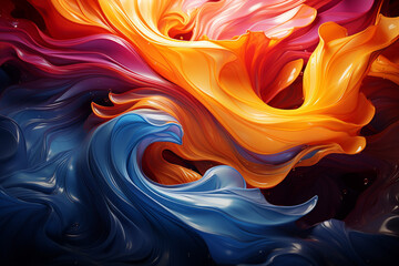 Creative abstract digital wallpaper background vector illustration or texture. Ai generated